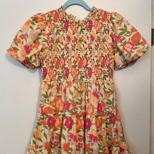 THML Puff Sleeve Floral dress